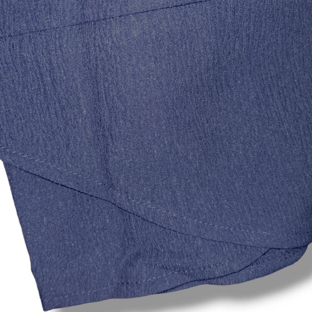 Womens Navy Pants Sz 2X Ankle Cropped Elastic Crepe Casual Elastic - Picture 3 of 10